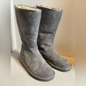 UGG Knightsbridge Gray Tall Women’s Boots in Size 7